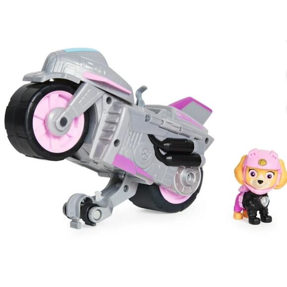 Paw Patrol‎ Moto Pups Skye Deluxe Pull Back Motorcycle Vehicle Wheelie Figure 8” - Picture 1 of 8